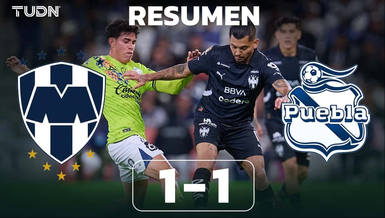 Monterrey deja escapar el triunfo ante Puebla