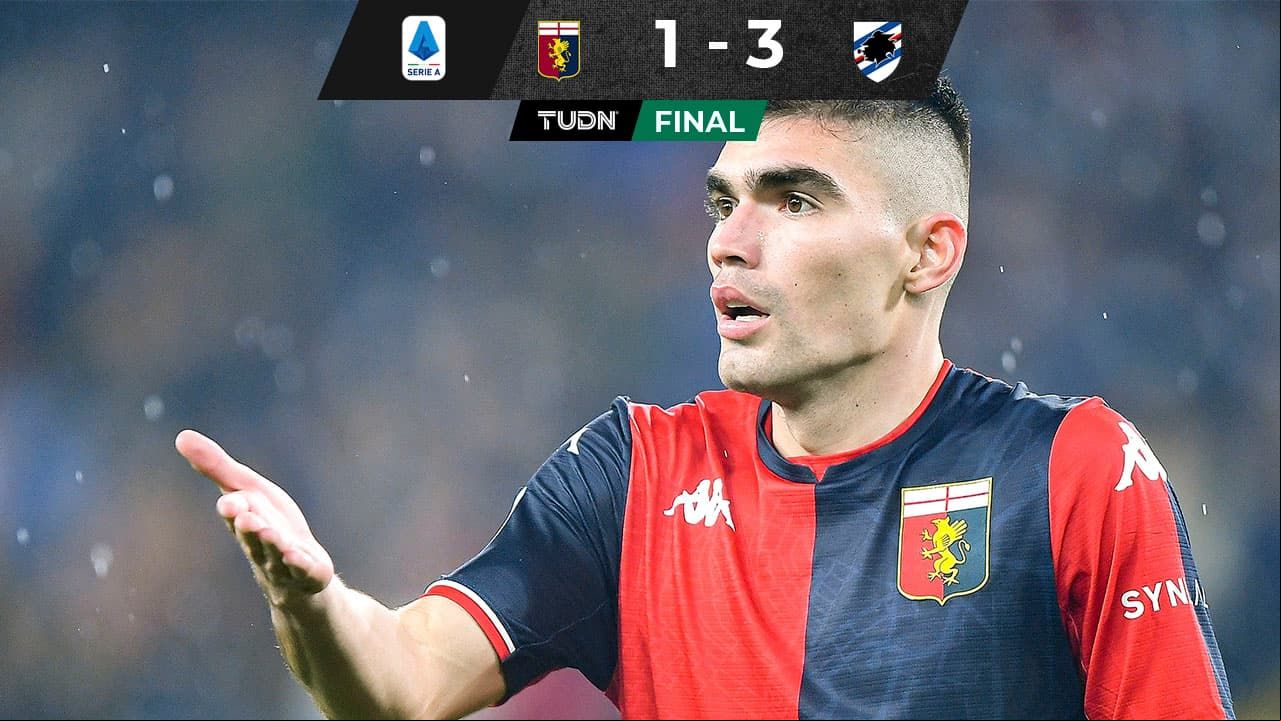 Johan Vázquez y el Génova son humillados en el Derbi de la Linterna