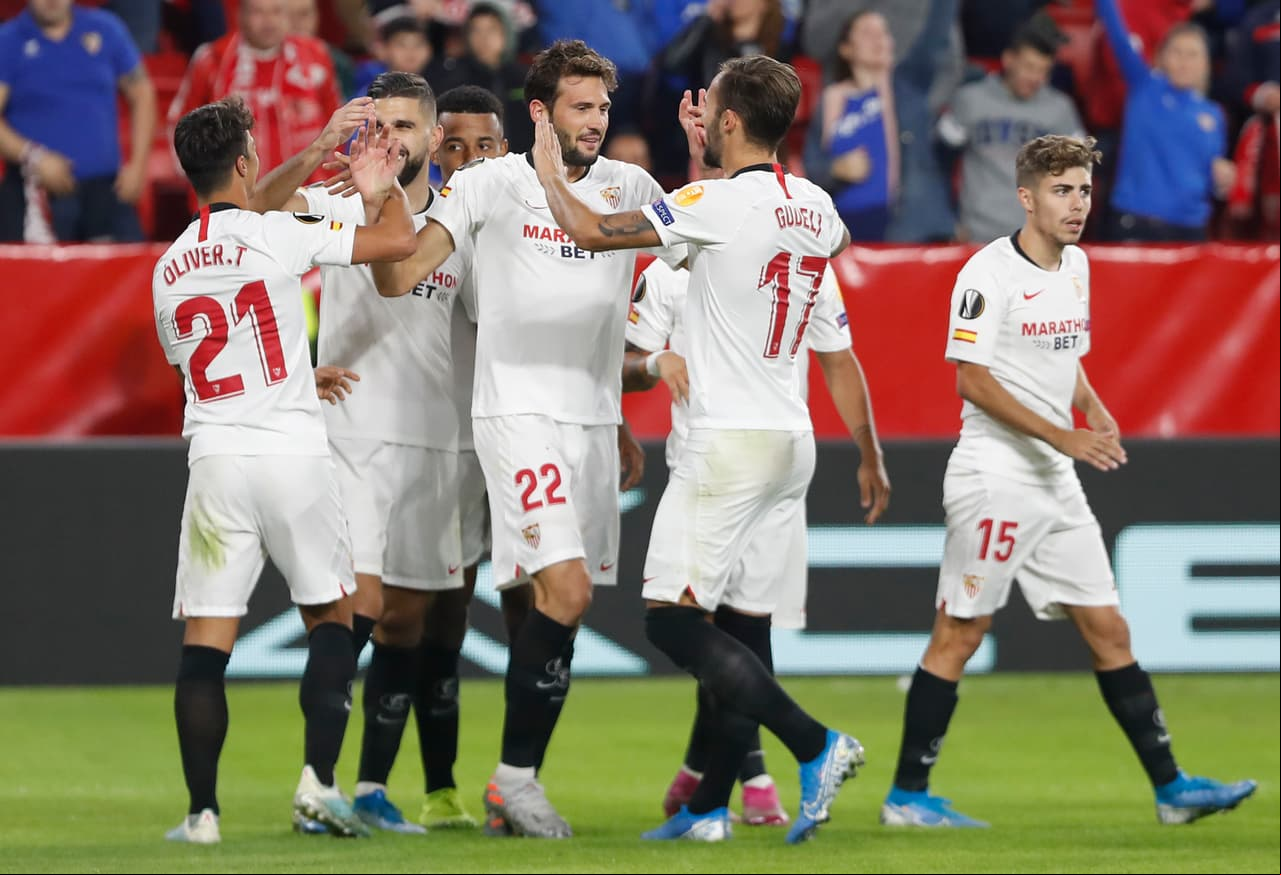 Sevilla golea de visita, suma tres puntos y llega a las 12 unidades posibles.