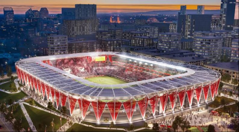 Así sería el estadio de MLS en la ciudad de Sacramento.