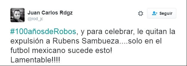 Después de que se conociera que Sambueza jugará el Clásico las burlas y quejas no podían faltar.
