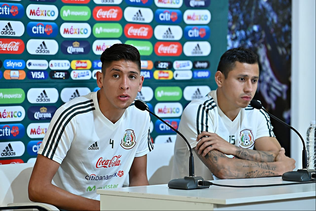 Álvarez y Domínguez fueron los representantes de México que dieron las primeras declaraciones por parte del 
<i>Tri </i>con miras al amistoso del próximo viernes.
