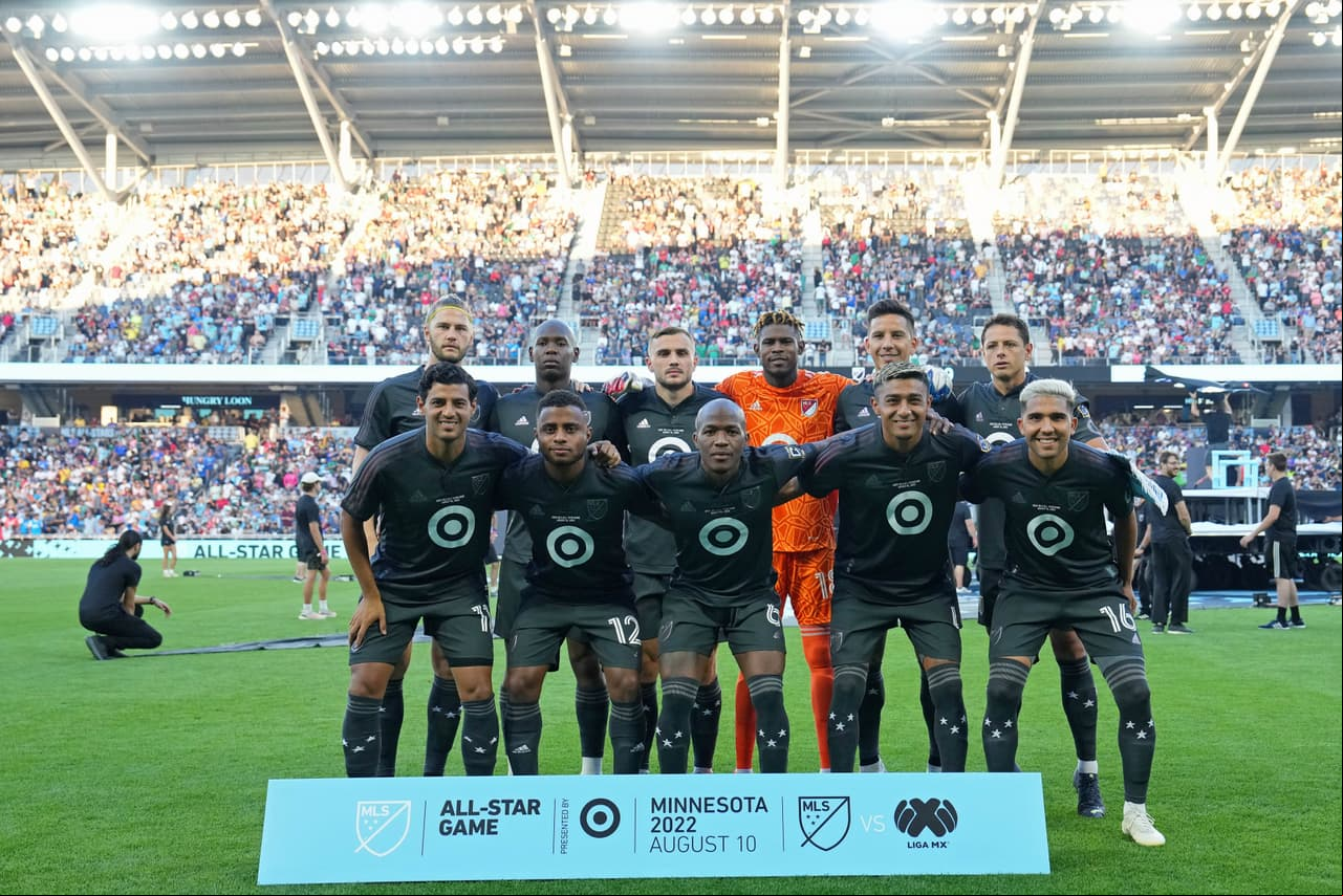 Y así saltó al césped el conjunto de figuras de la MLS.
<br>