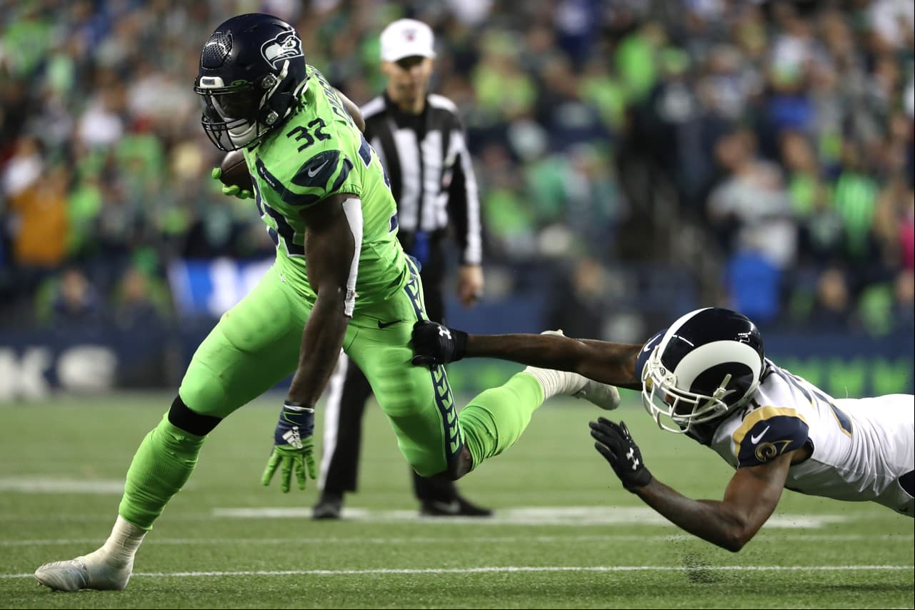 Impresionante remontada de los Seahawks para vencer 30-29 a los Rams.