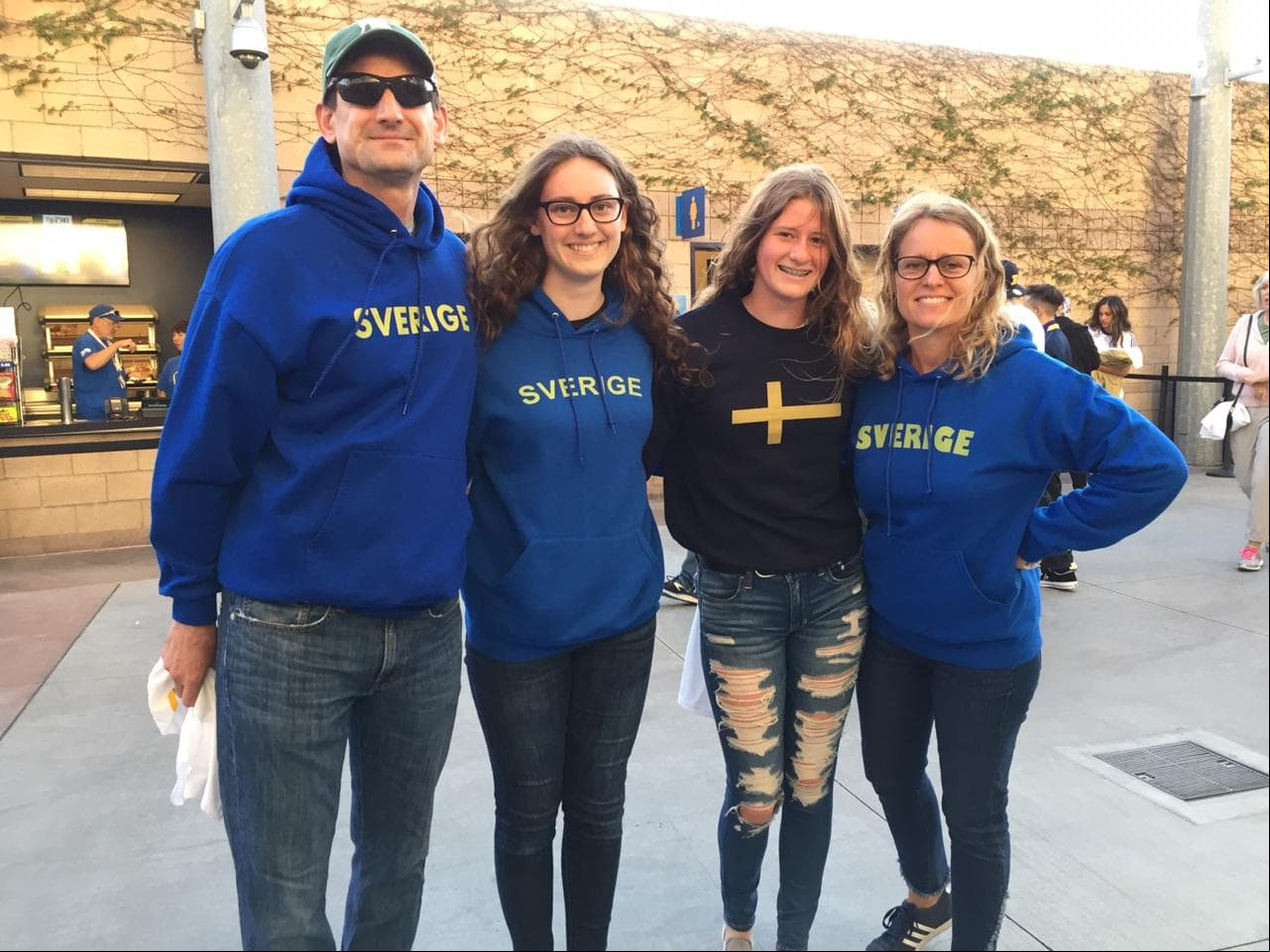 Desde Suecia llegaron estos fanáticos para ver a Zlatan Ibrahimovic y LA Galaxy.