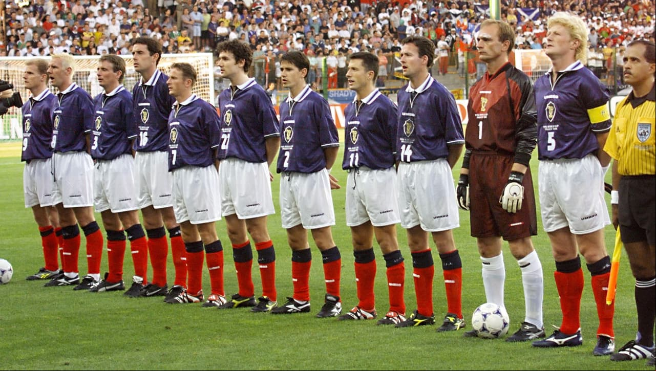 Escocia ha estado en ocho mundiales: 1954, 1958, 1974, 1978, 1982, 1986, 1990 y 1998. El de Francia fue el último en el que participó hasta ahora.