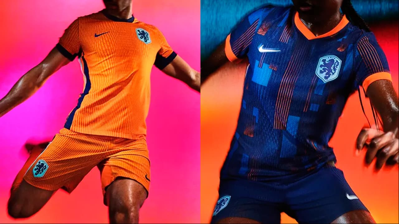 Estas son las playeras de local y visitante que utilizará la selección de Países Bajos en la UEFA Euro 2024.