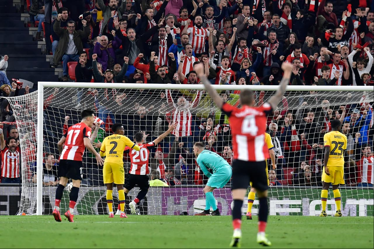 Las imágenes de la resaca de la eliminación de la Copa del Rey.