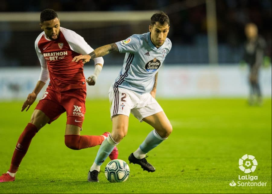 El Celta de Vigo vino de atrás para sacar los tres puntos sobre el Sevilla que fue al frente muy pronto pero terminó cayendo 2-1 con goles de Aspas y Sisto.