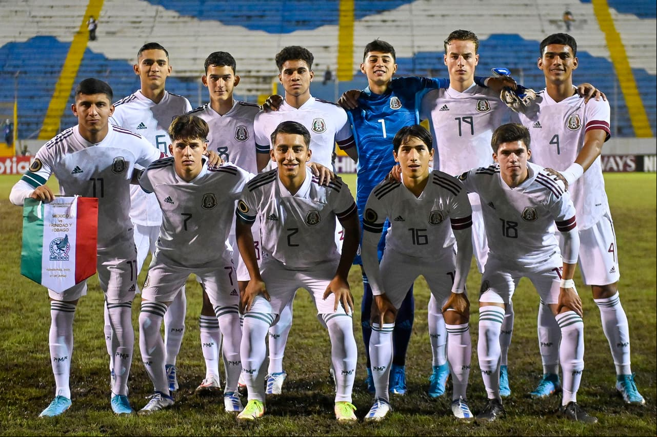 México goleó 0-5 a Trinidad y Tobago en la segunda jornada del Premundial Sub-20 de la Concacaf.