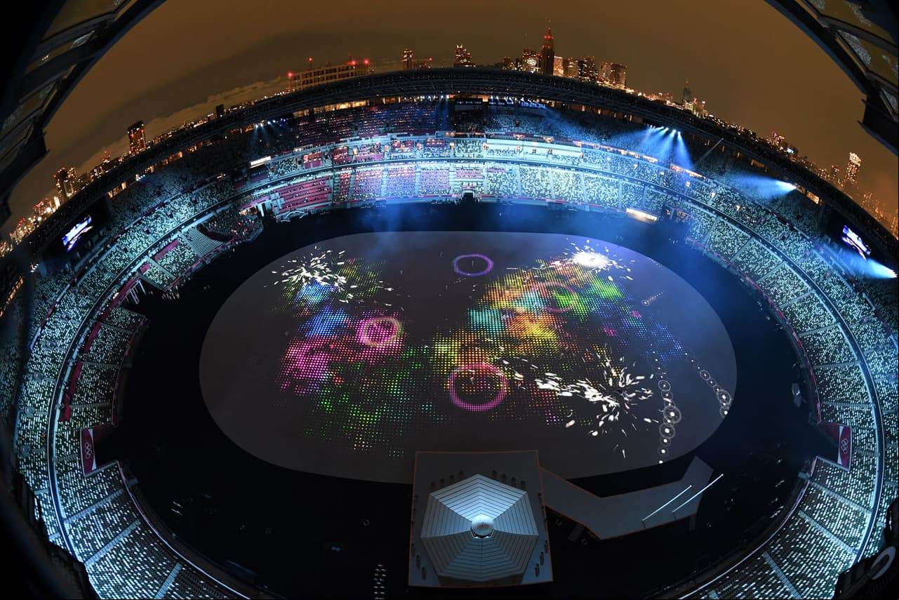 Puntuales y con todo el color que se hizo esperar, así comenzó la ceremonia de inauguración de Tokyo 2020