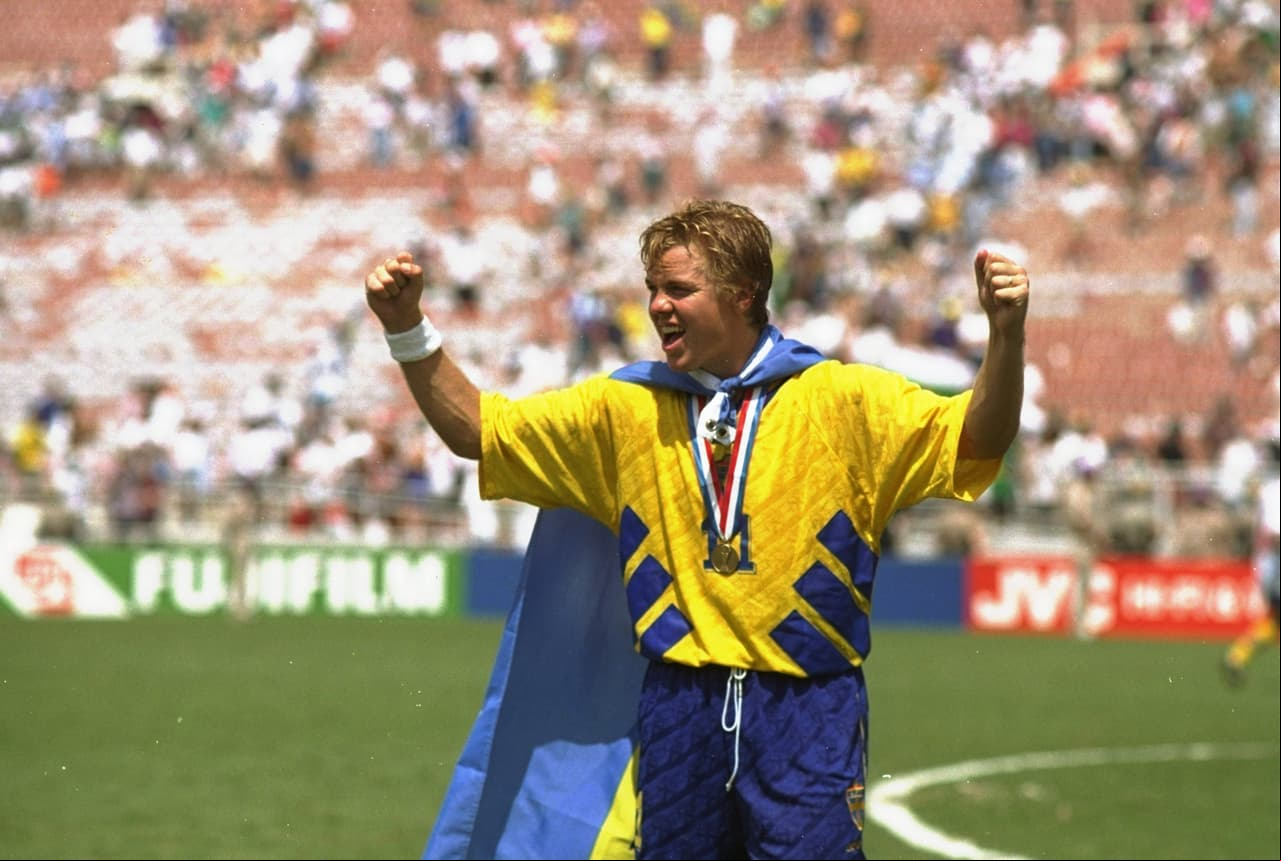 Grandes figuras como Tomas Brolin, Kennet Anderson y Martin Dalhin marcaron la historia de esta sorprendente Suecia.