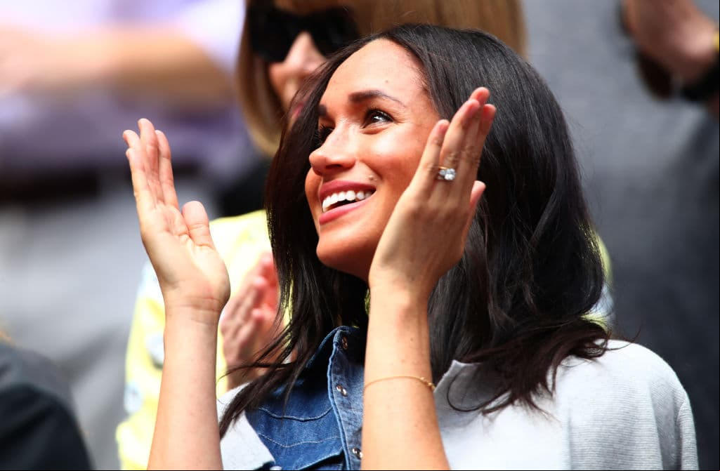 Meghan, la duquesa de Sussex, estuvo presente durante el partido.