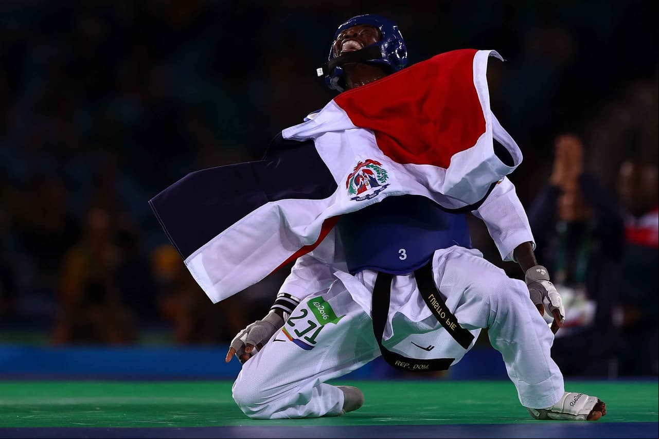 Luisito Pie venció al español Jesús Tortosa para ganar el bronce en la categoría de menos de 58 kilogramos de taekwondo, la primera medalla para la República Dominicana en los Juegos Olímpicos de Río 2016.