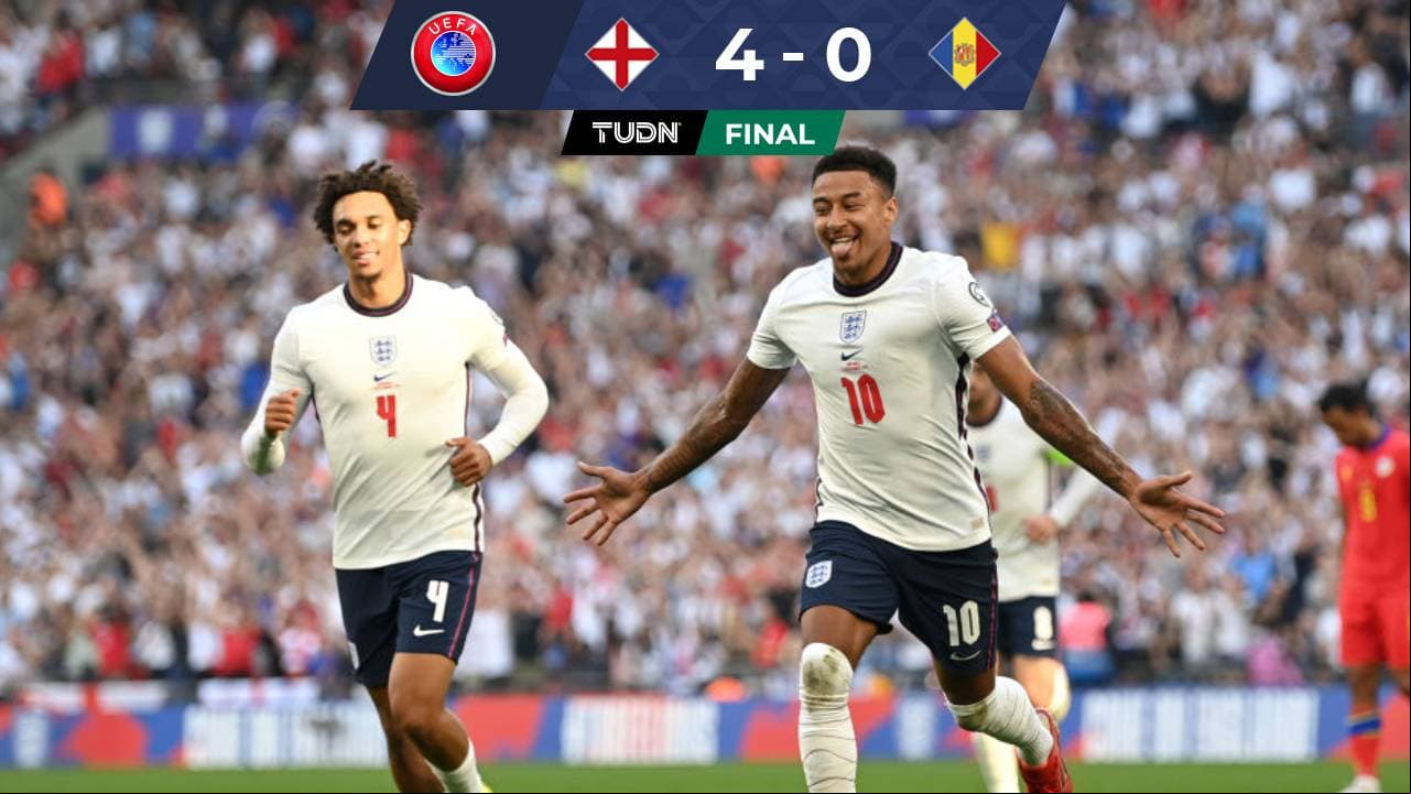 Lingard, Kane y Saka dejan más líder a Inglaterra en el Grupo I