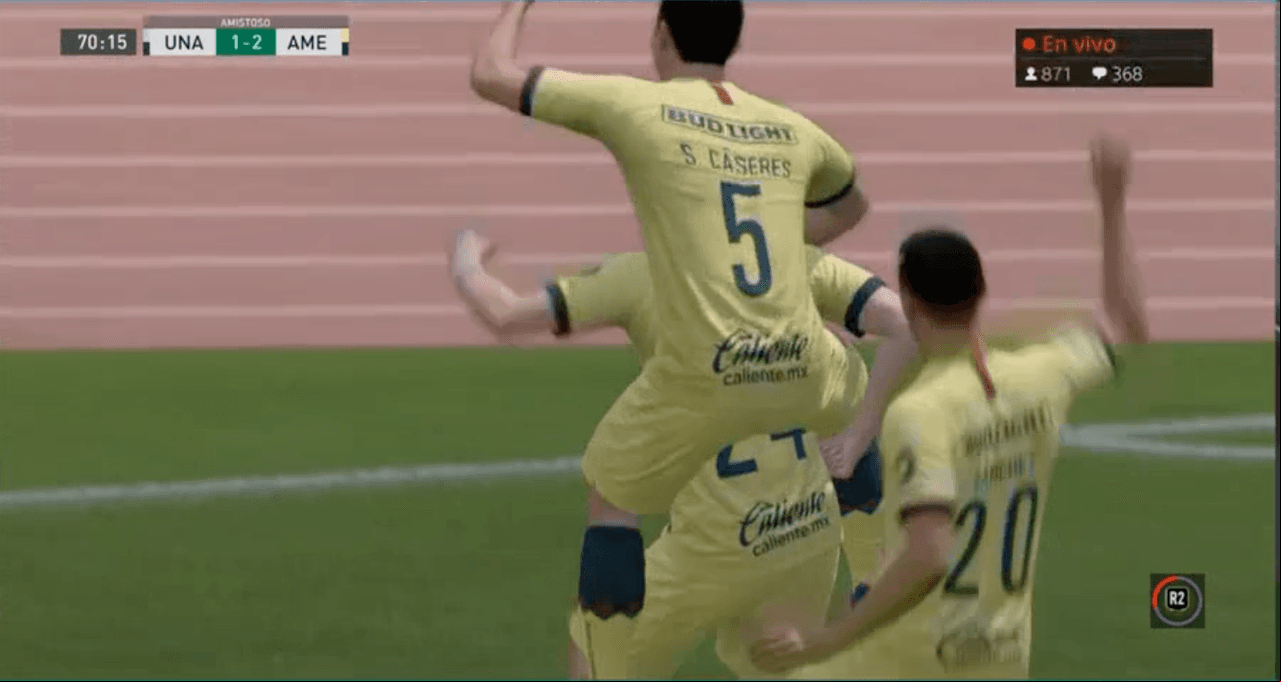 Un medio tiempo sin goles, pero en la parte complementaria cayeron cuatro y tres de esos fueron para el equipo comandado por Santiago Cáseres.