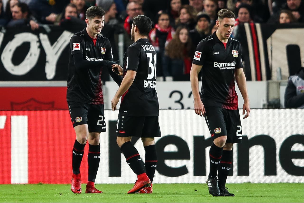 Lerverkusen le ganó al Sttugart y se instaló en la cuarta posición de la Bundesliga