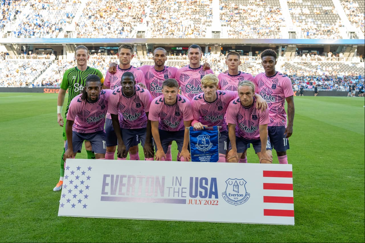 Everton se presentó ante su afición en Estados Unidos en el marco de una gira de preparación de cara a la temporada europea.
<br>