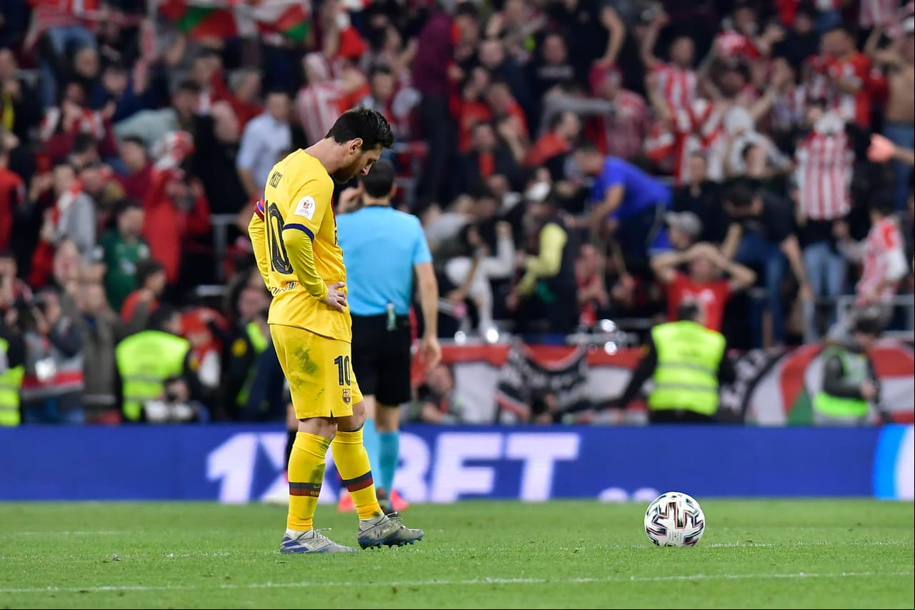 Las imágenes de la resaca de la eliminación de la Copa del Rey.