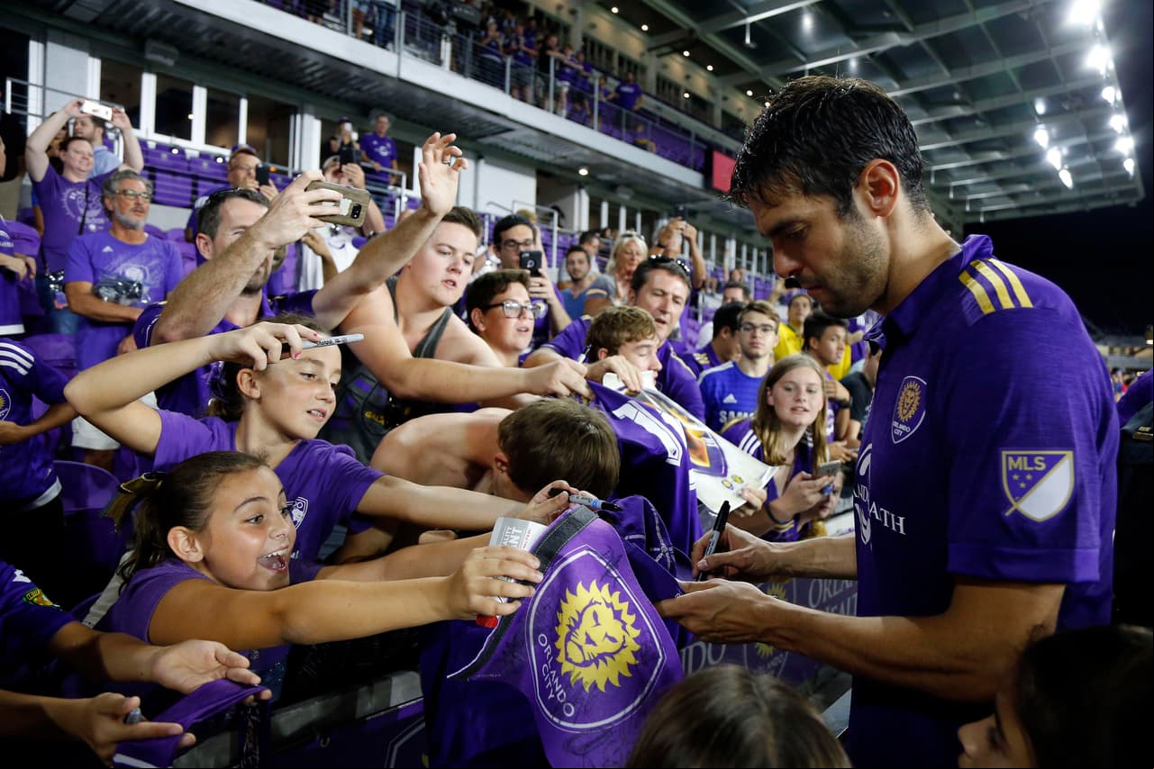 Kaká se despidió de Orlando City SC en amistoso para beneficiar a los damnificados por el huracán en Puerto Rico