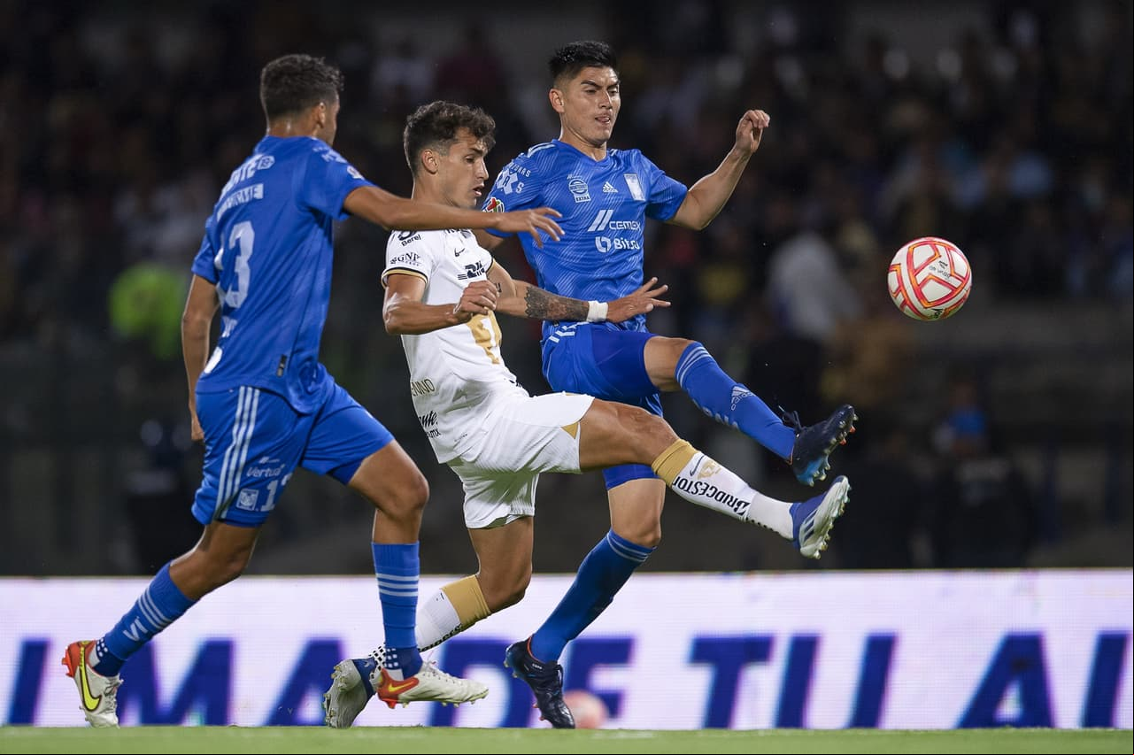Tigres le empató sobre la hora a Pumas con gol de Gignac en partido adelantado de la Jornada 16 del Apertura 2022; Dinenno había adelantado a los universitarios.