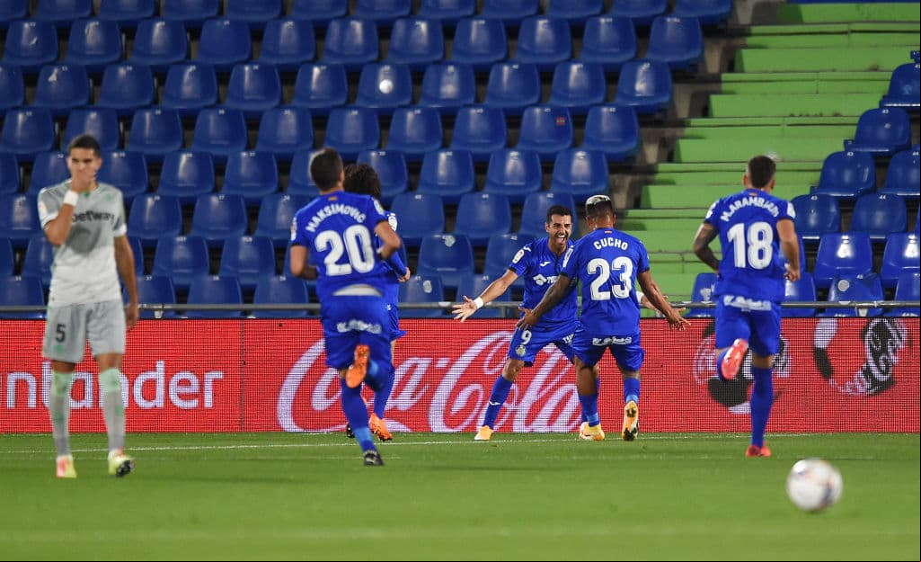 Tras un dominio importante, a los 13’ de juego llegó el primer gol de Getafe.