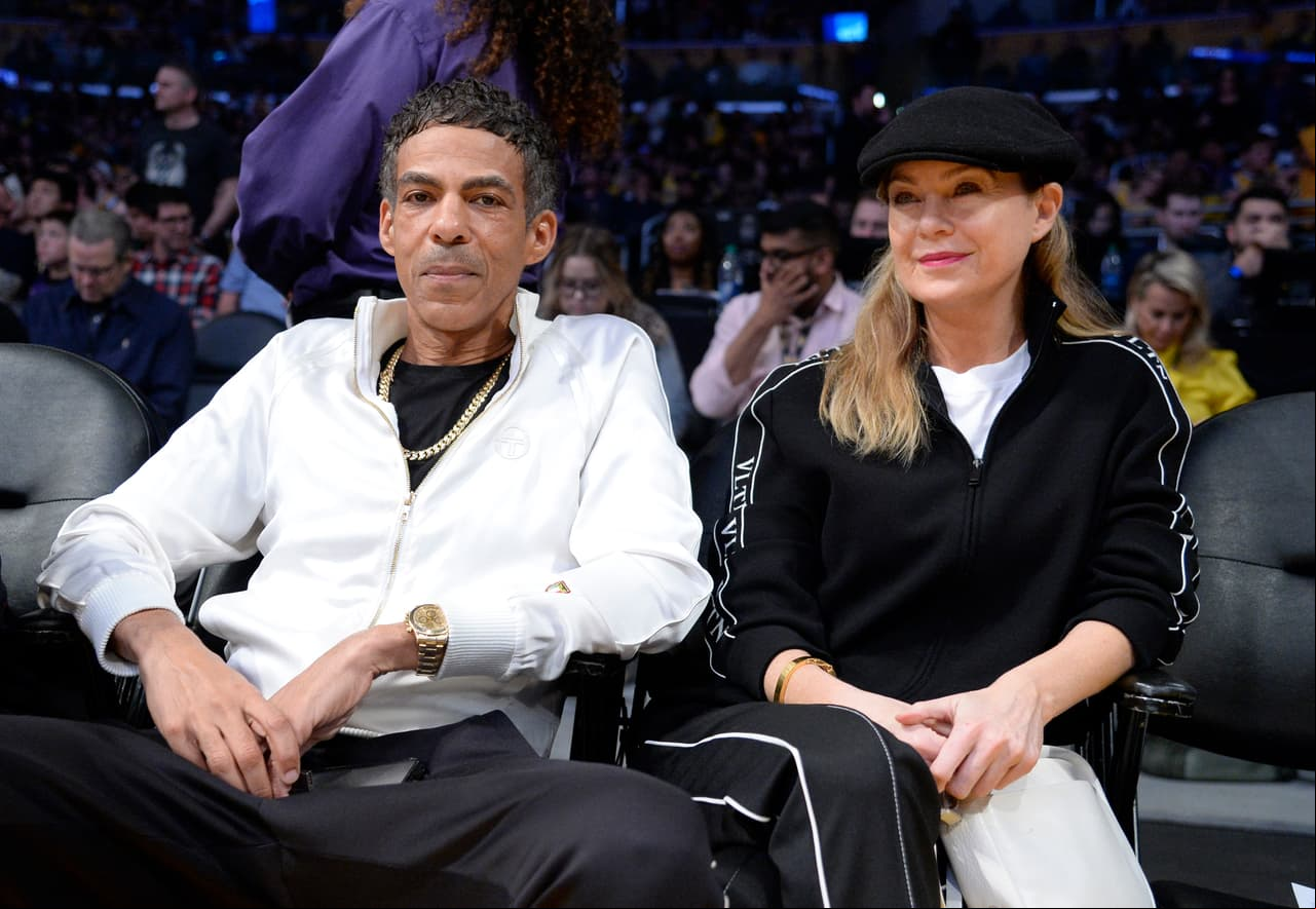 La actriz Ellen Pompeo y su esposo Chris Ivery también tuvieron que sufrir la caída de LeBron y compañía.