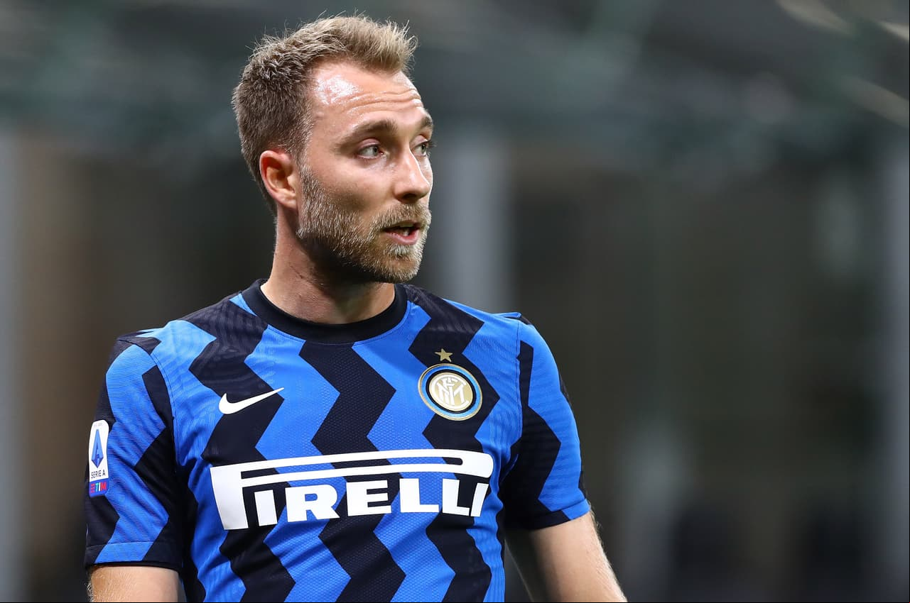 Christian Eriksen está borrado en el Inter de Milán.