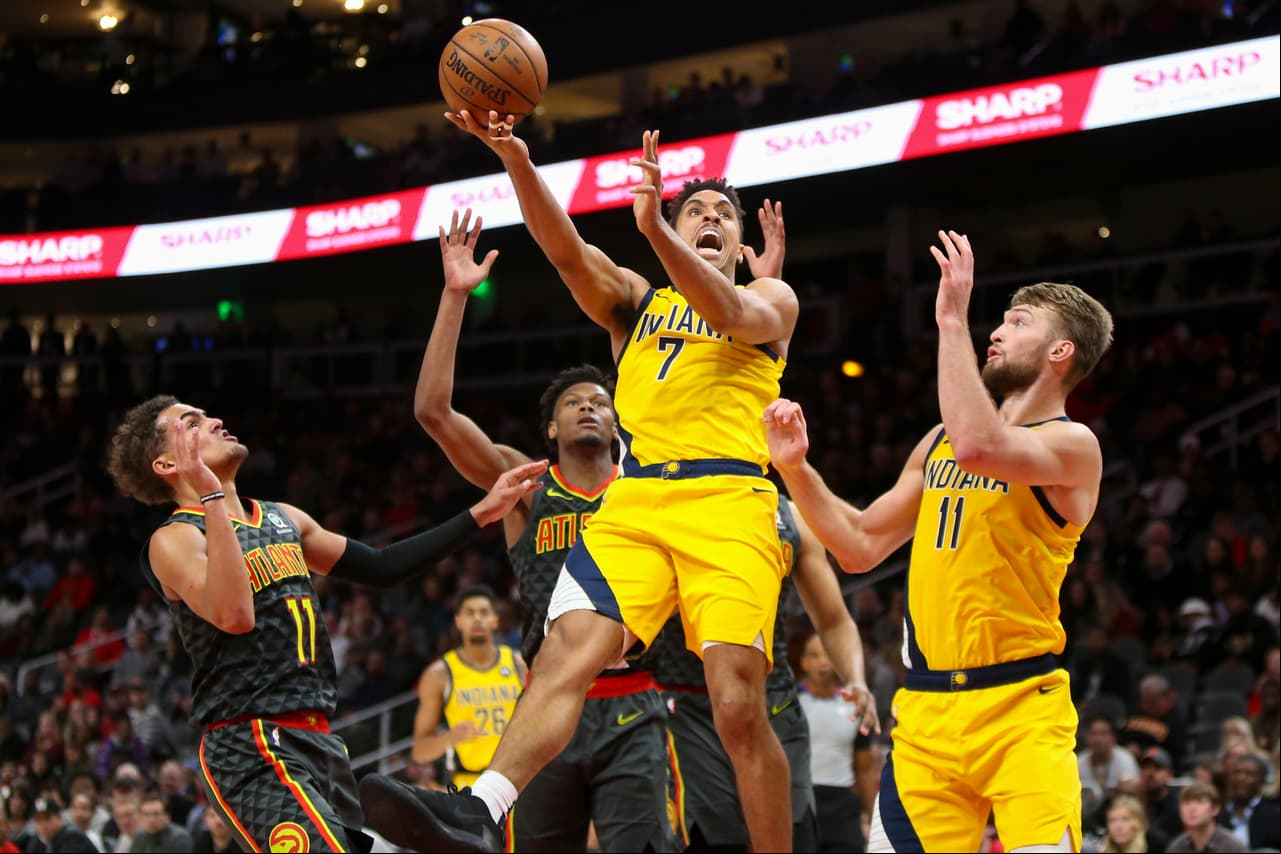 Pacers 110-100 Hawks.