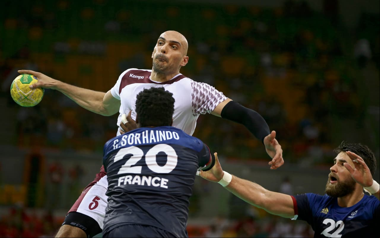 El croata Marko Bagaric, quien representa a Catar en balonmano.