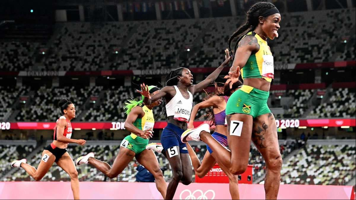 Elaine Thompson voló y ganó los 200 metros en Tokyo 2020