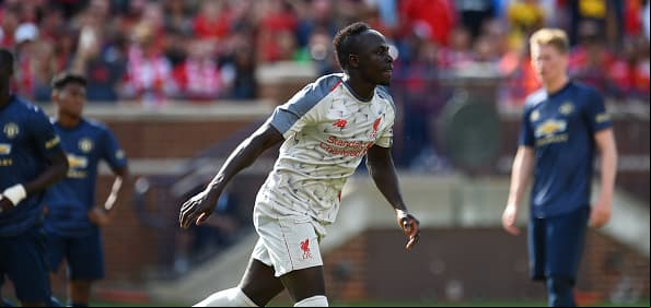 Sadio Mané hizo el primer tanto del juego al minuto 28 y adelantó a los dirigidos por Jürgen Klopp.