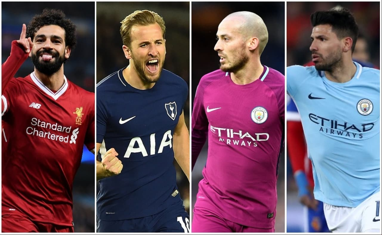 El Manchester City reflejó su buena campaña al colocar a cinco jugadores en el once ideal de la temporada, por tres del Tottenham, uno del Manchester United, uno del Chelsea y uno del Liverpool.