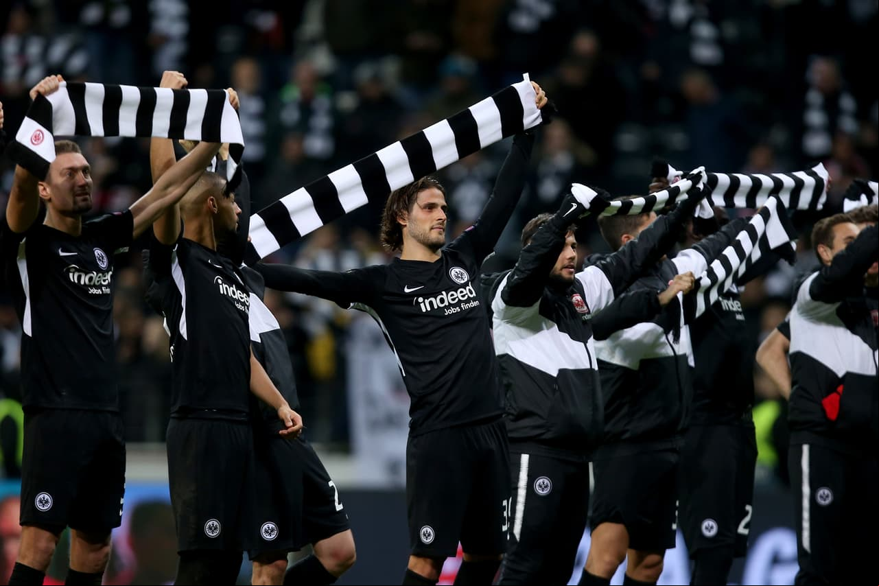 Eintracht Frankfurt gole´´o con autoridadd 4-1 Salzburgo.