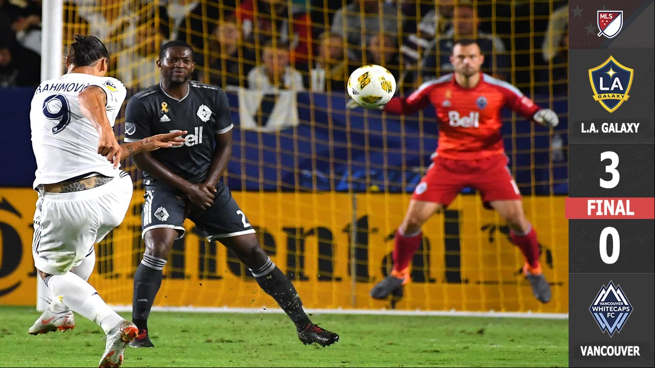 Zlatan Ibrahimović sigue siendo el héroe de la Galaxia angelina con doblete en partido de ‘seis puntos’