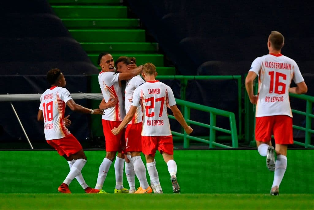 El Leipzg triangula perfectamente y con un cabezazo de Dani Olmo los alemanes se adelantan el marcador