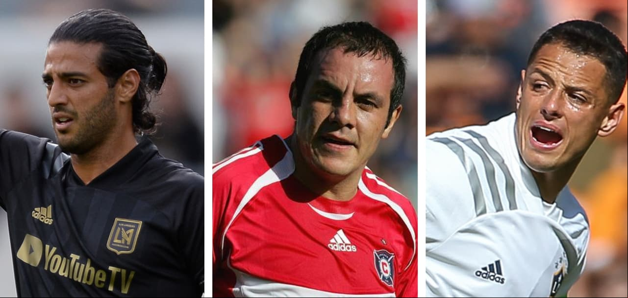 Carlos Vela, Cuauthémoc Blanco, 'Chicharito' Hernández, símbolos de la figura mexicana en MLS.