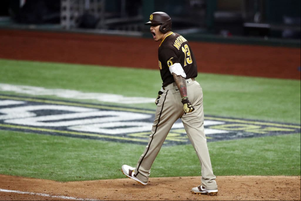 San Diego perdió 5-6 y ahora se encuentra 0-2, sin embargo, la reacción de Machado fue ideal para su equipo