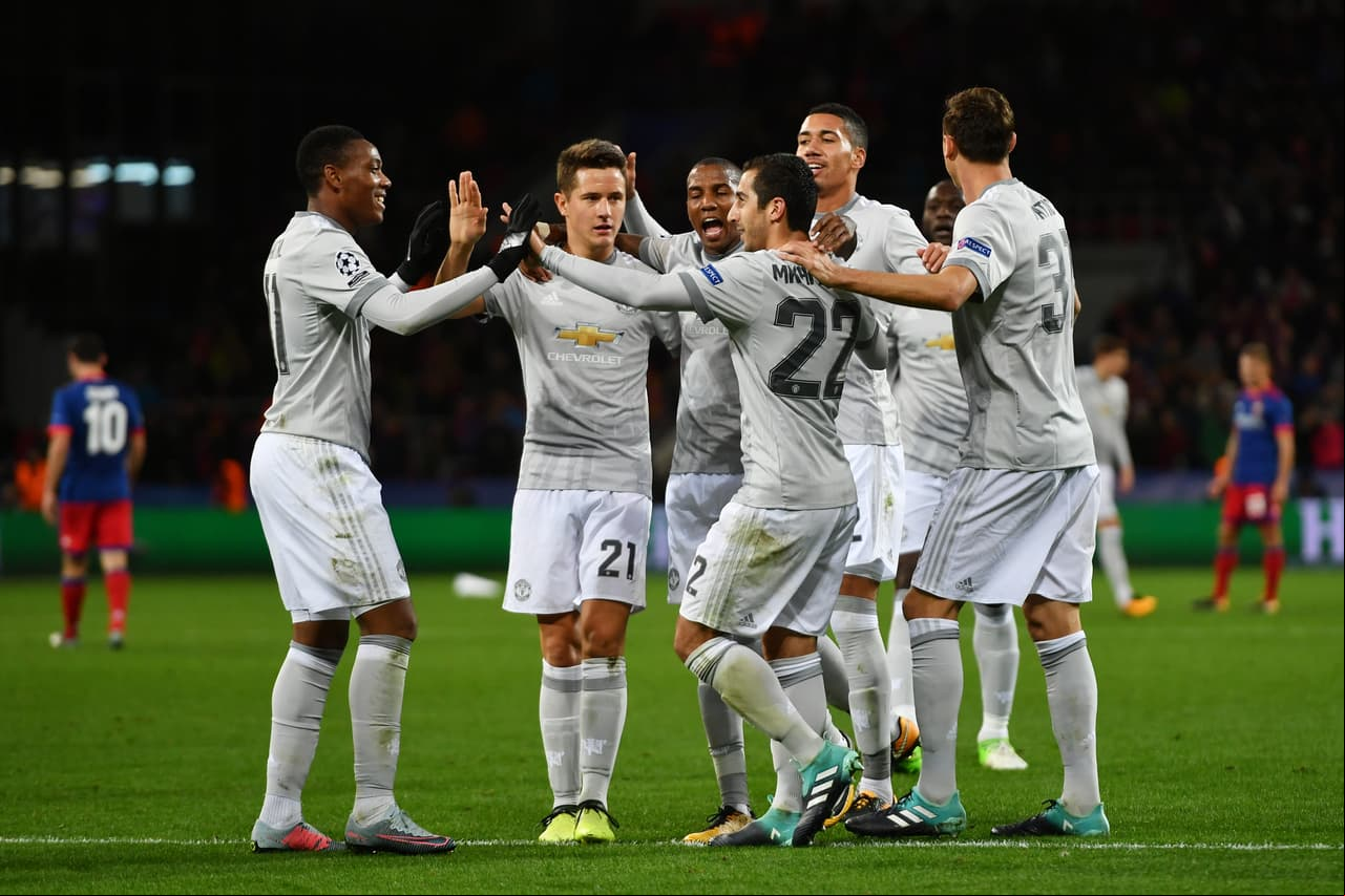 La jornada de Champions League mostró a cuatro equipos que mostraron su dominio en el torneo. Uno de ellos, Manchester United es líder solitario del grupo A tras vencer de visita 1-4 a CSKA Moscú.