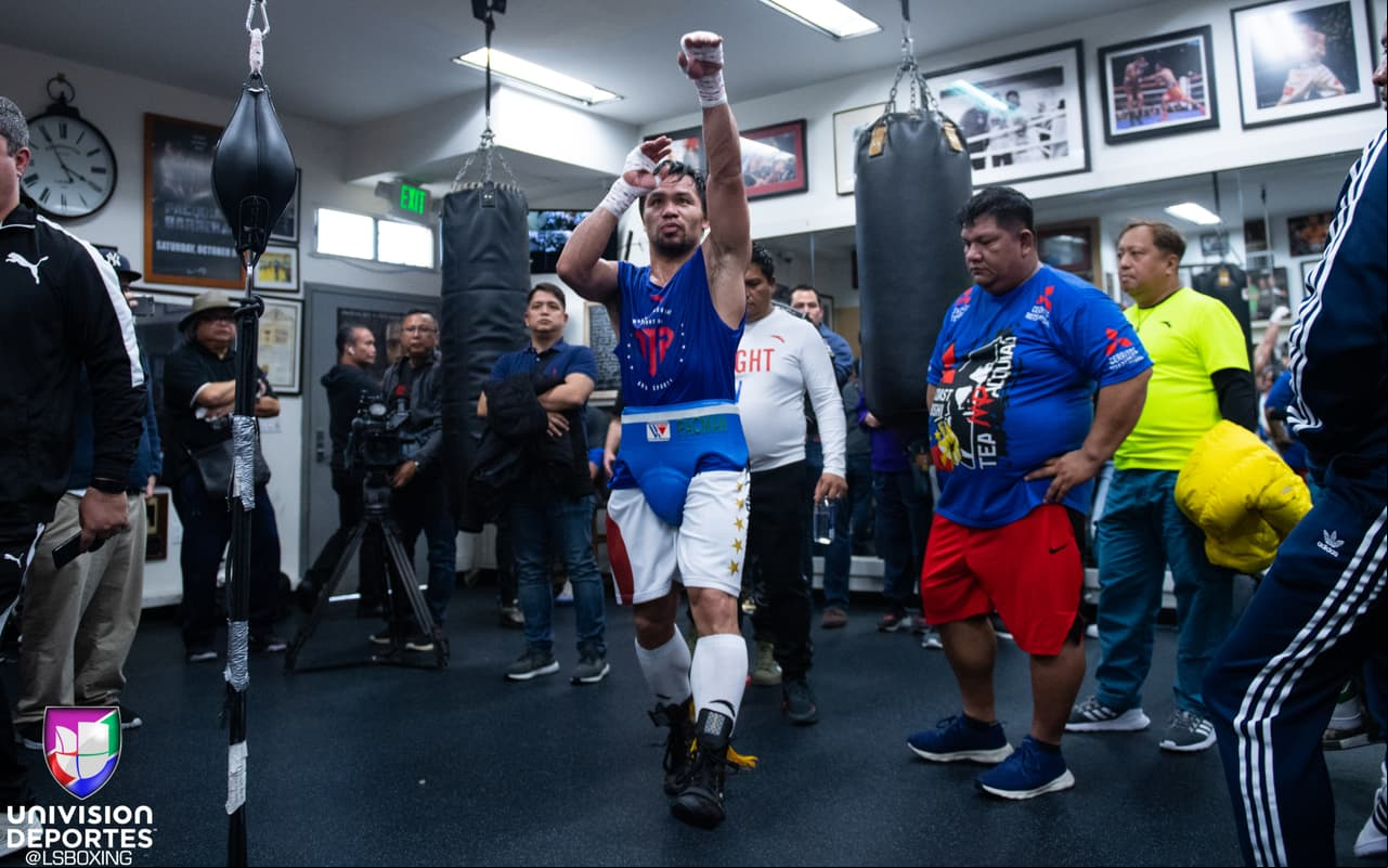 Manny Pacquiao y Adrien Broner se enfrentarán el sábado 19 de enero en el MGM Grand de Las Vegas por la faja AMB wélter del filipino.