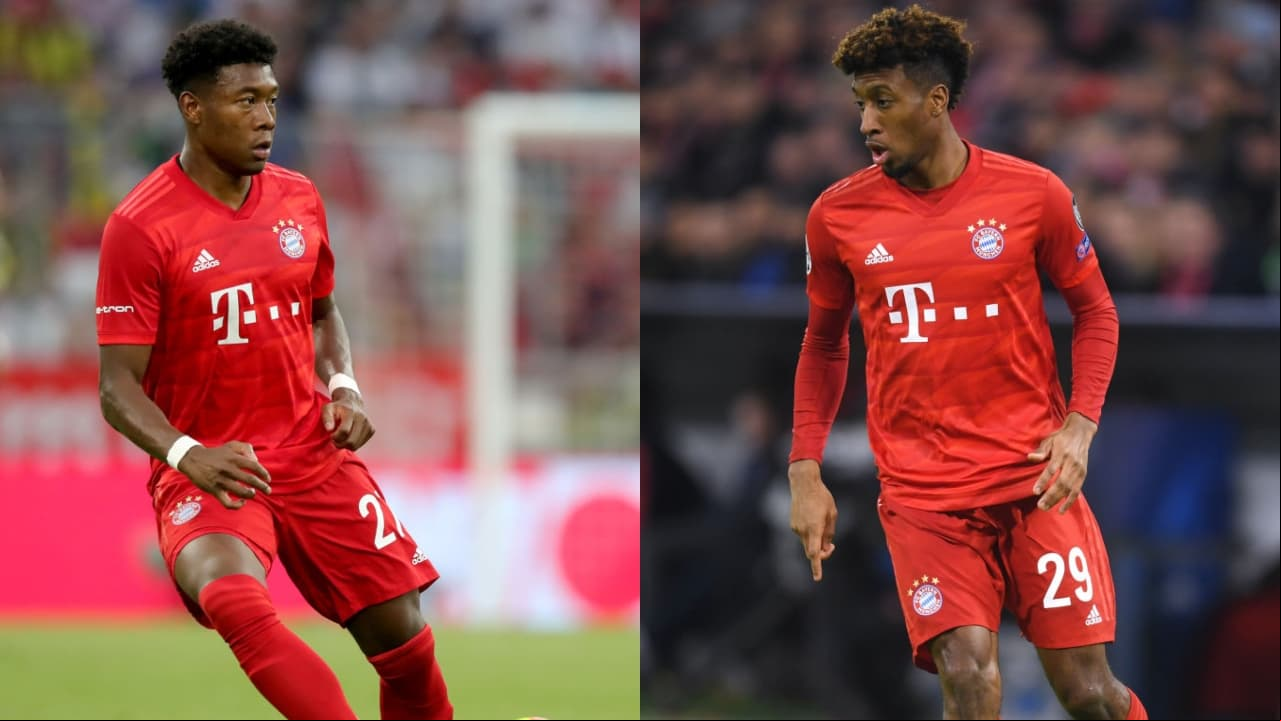 David Alaba y Kingsley Coman | Juegan para el mismo equipo, el Bayern Munich. Alaba es de nacionalidad austriaca y Coman es francés. Fotógrafos les confunden constantemente.