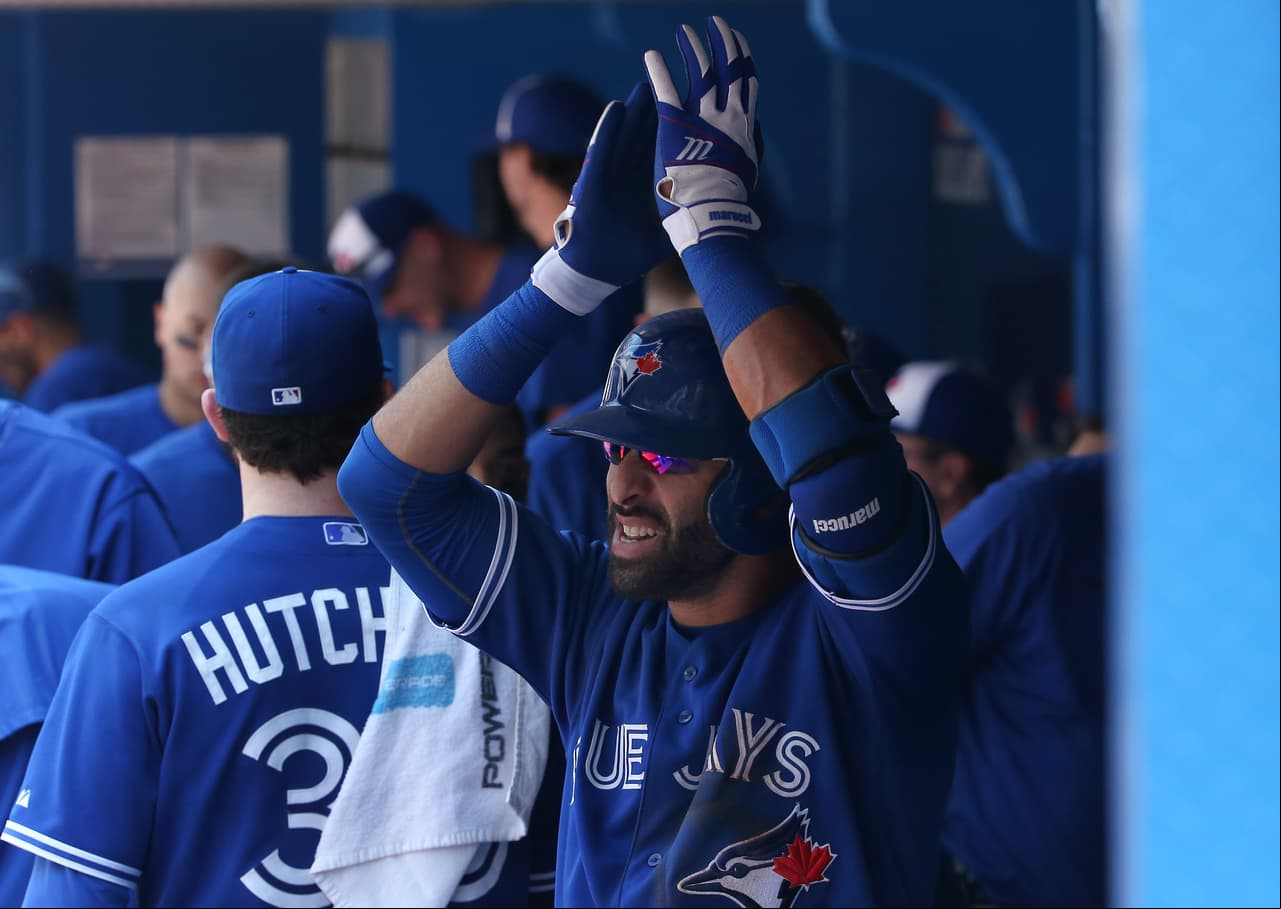 El bambinazo de Bautista, su número 28 de la temporada