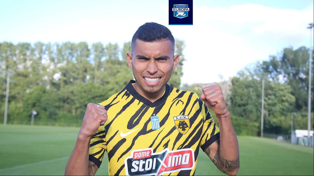 Orbelín Pineda hace gol y 'asistencia' en el triunfo del AEK Atenas