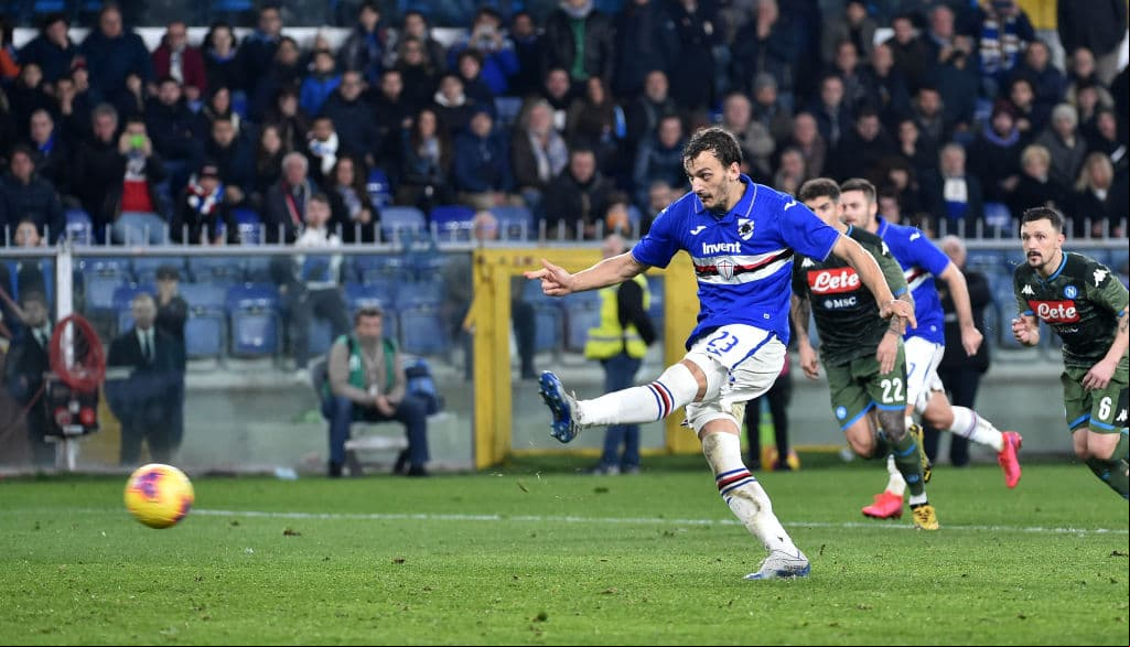 El mexicano, Hirving 'Chuky' Lozano' se quedó en la banca los 90 minutos en la visita del Napoli a la Sampdoria.