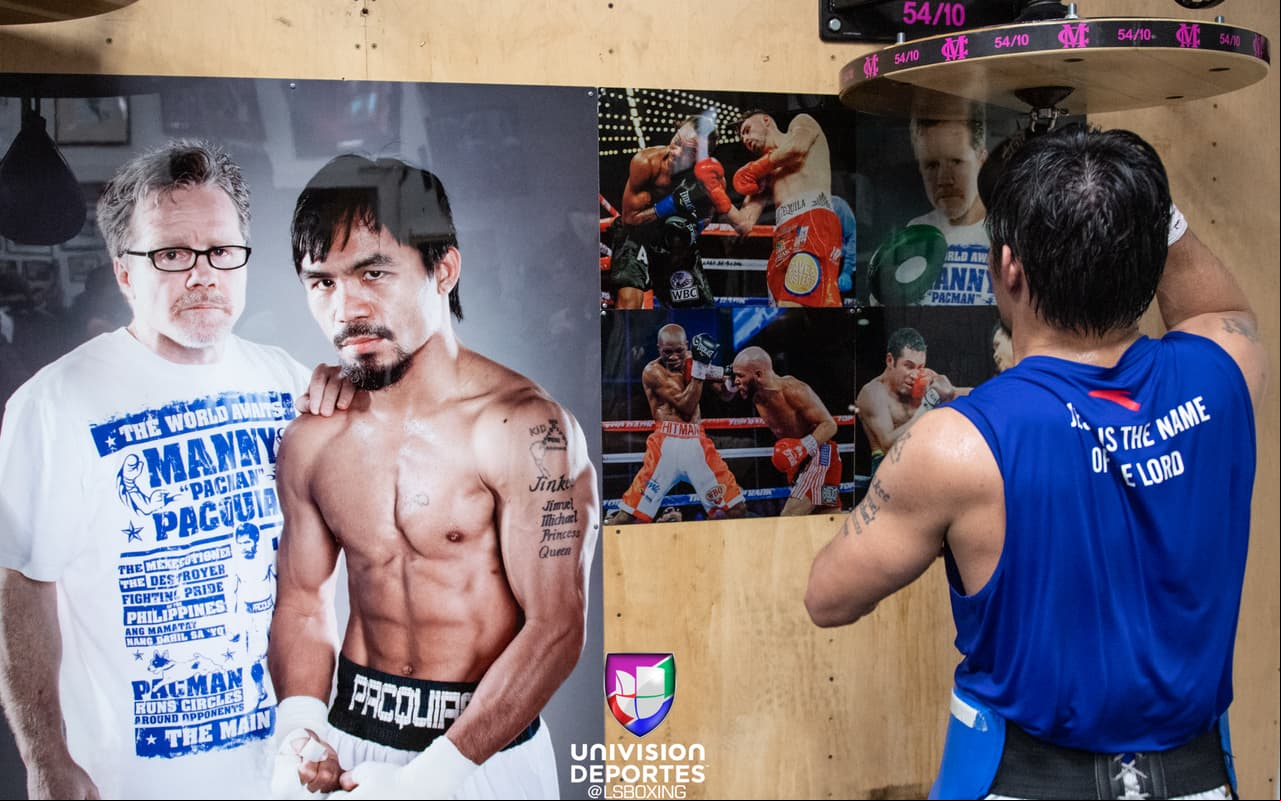 Manny Pacquiao y Adrien Broner se enfrentarán el sábado 19 de enero en el MGM Grand de Las Vegas por la faja AMB wélter del filipino.