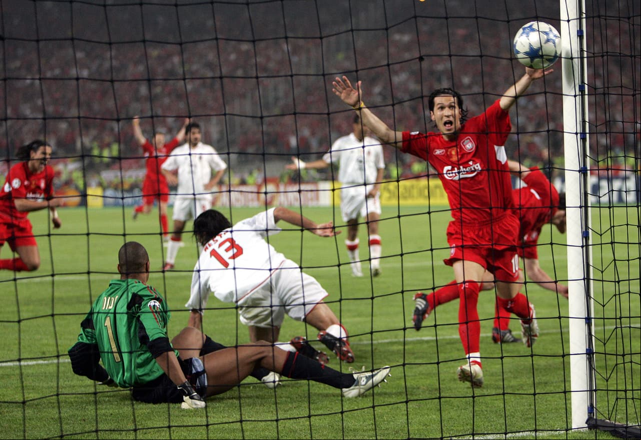 <b>¡Se empató en seis minutos!</b>
<br>- Gerrard (54'), Smicer (56') y Xabi Alonso (60') lograron emparejar lo que parecía irreversible.
<br>- En un abrir y cerrar de ojos, la pizarra ya marcaba 3-3-