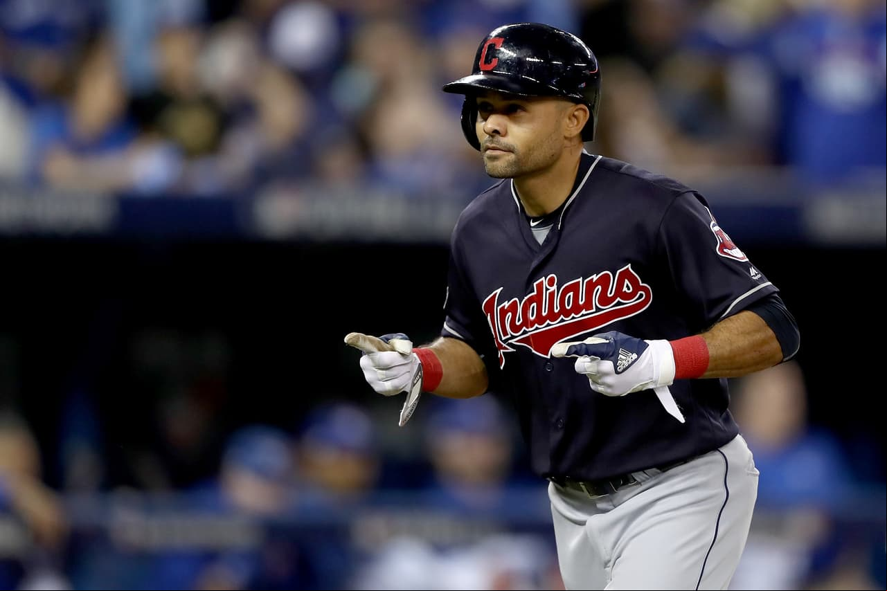 El jardinero izquierdo Coco Crisp es uno de los veteranos del equipo (36 años) y ya salió campeón de Serie Mundial en 2007.