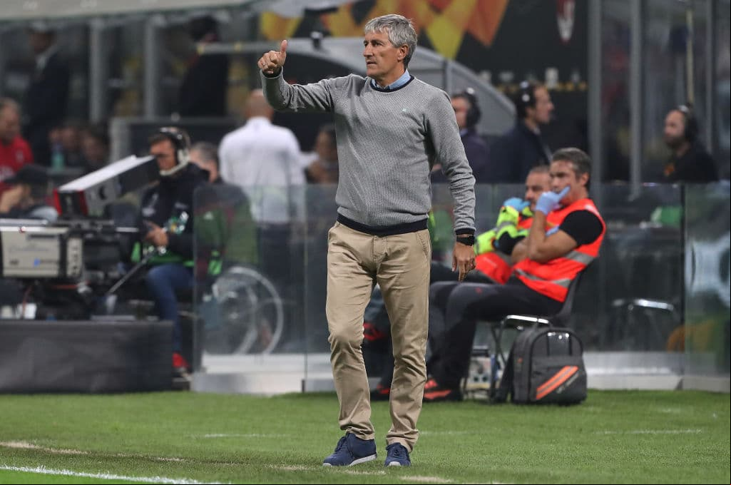 Los inicios de Quique Setién fueron en el futbol playa, incluso llegó a jugar con la Selección de España.