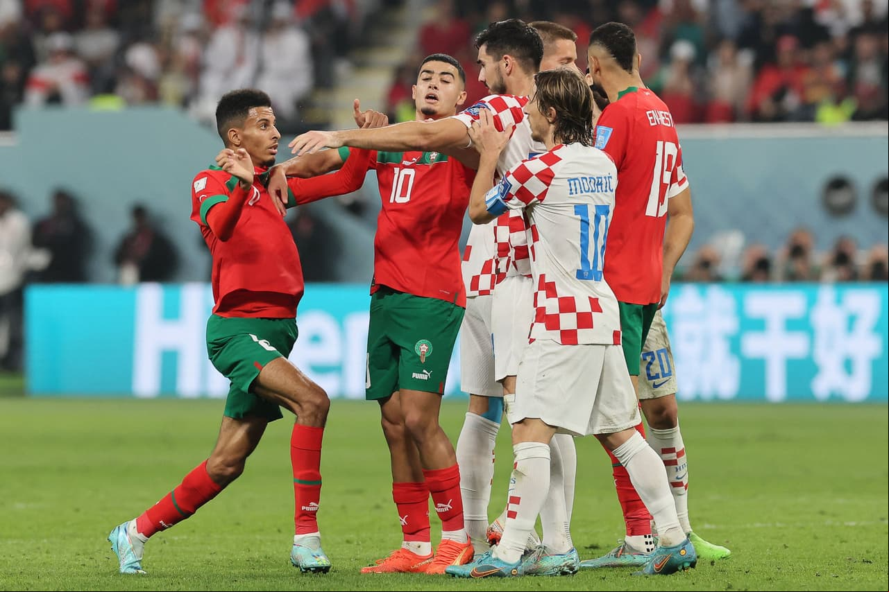 Croacia consiguió la victoria 2-1 ante Marruecos en el partido por el tercer lugar