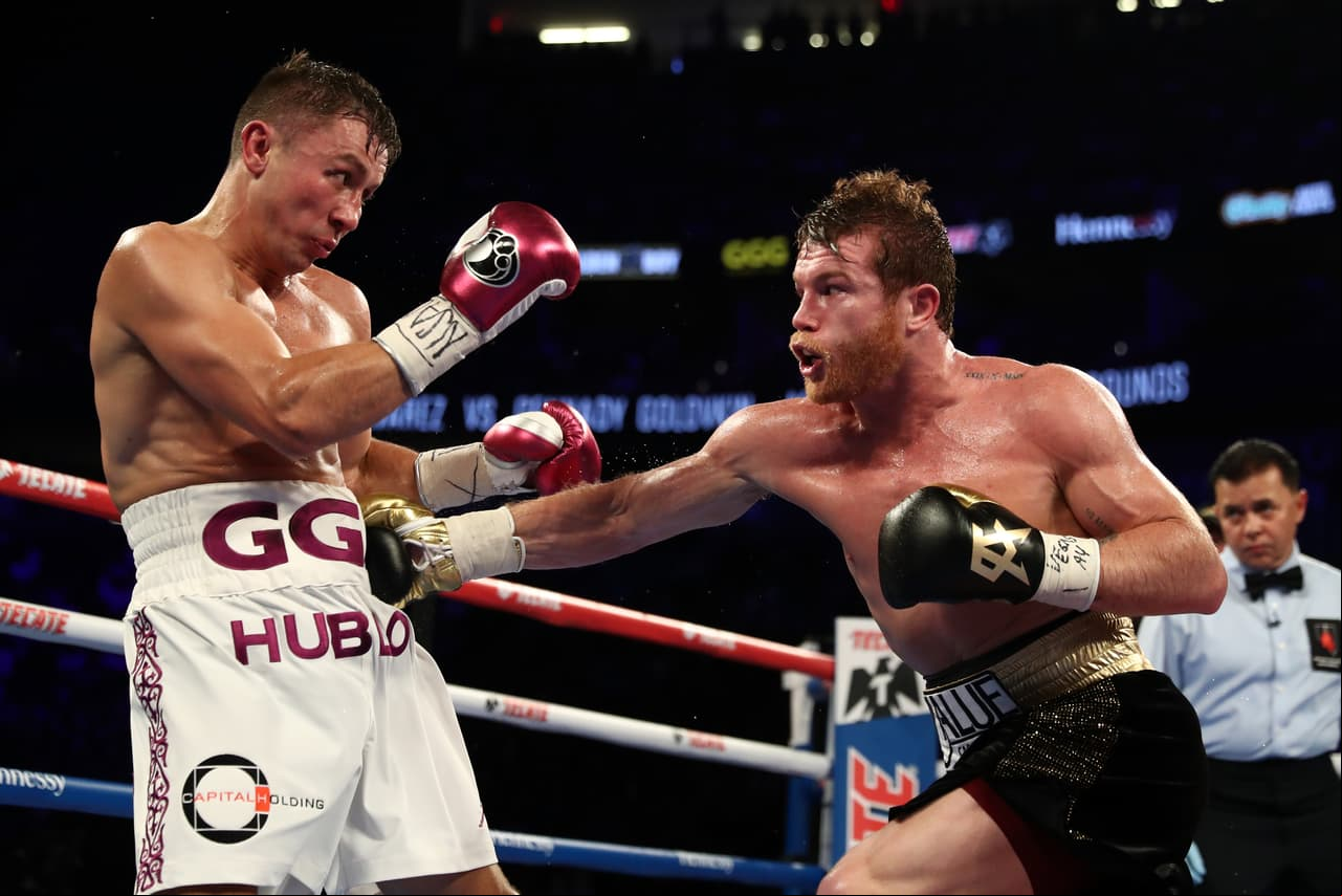 <b>2) Reivindicación y revancha con GGG</b>. Luego de los insultos proferidos desde una esquina a la otra, Saúl Álvarez se midió el 15 de septiembre de 2018 a Gennady Golovkin resultando en una victoria inobjetable de Canelo por decisión unánime endilgándole la primera derrota de su carrera al kazajo, destronándolo de los cinturones peso medio del WBC, IBO y de la WBA. Sin lugar a dudas la victoria más importante de toda la carrera del mexicano.